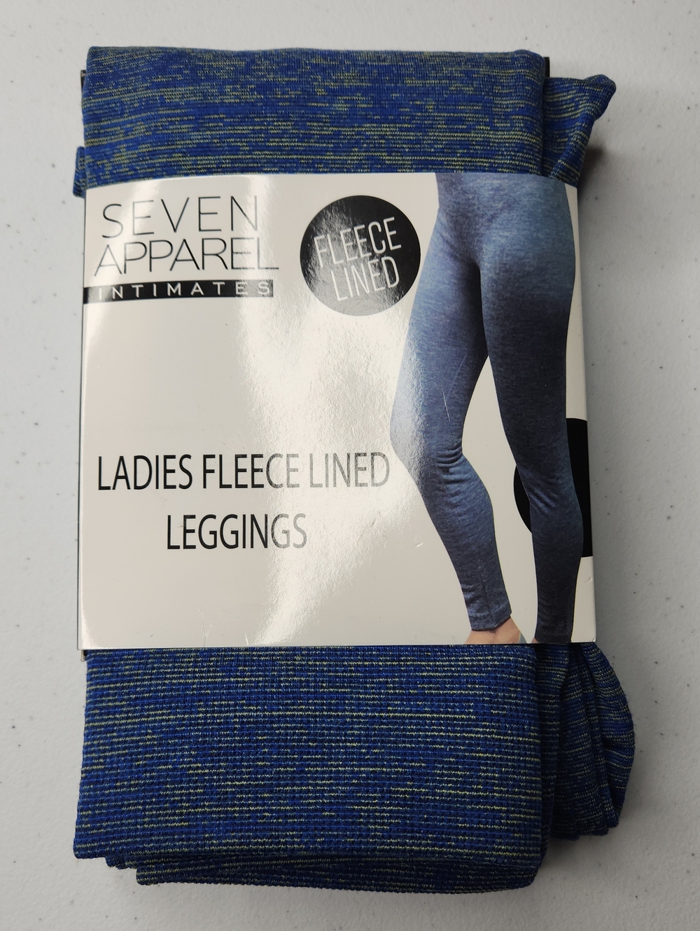 Ladies Fleece-Lined Leggings - Blue